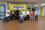 Klasse G12 Klassenlehrerin Renate Zerhusen, Klassenlehrer Sergei Wellerding und Markus Bohmann