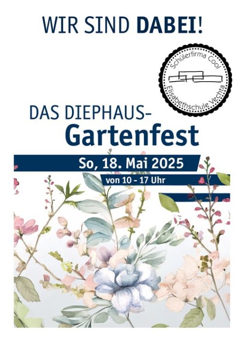 Werbung Gartenfest Diephaus 